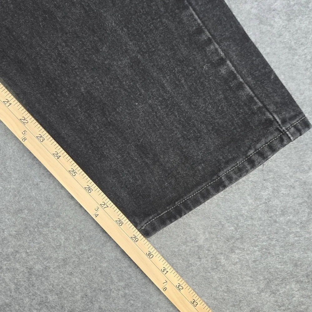 Vintage Levis 505 Jeans Men's 40x30 (Fits 38x29) Black Straight Grunge Y2K VTG